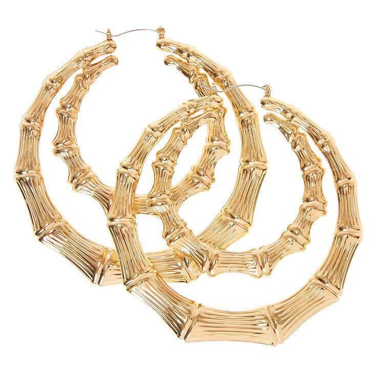 Double Bamboo Hoops - SHOP LANI