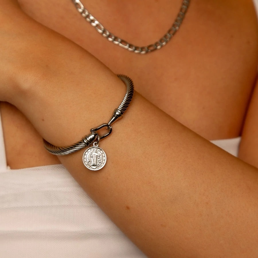 Coin Bracelet | silver
