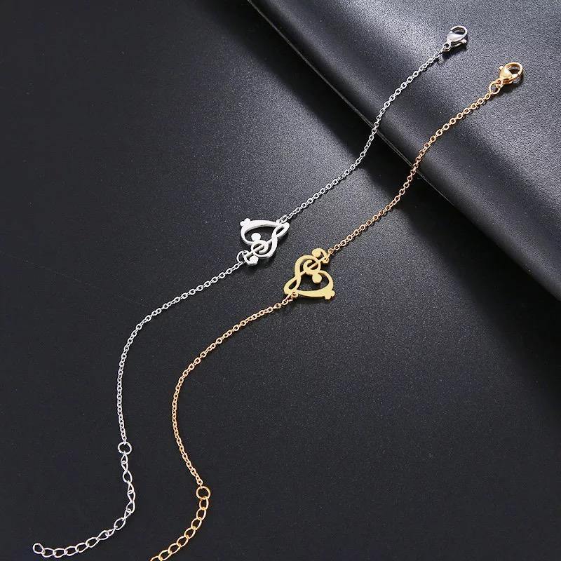 Heart of Music Bracelet - silver - SHOP LANI