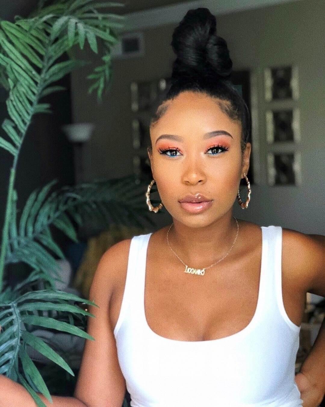 Silver Bamboo Hoops - SHOP LANI