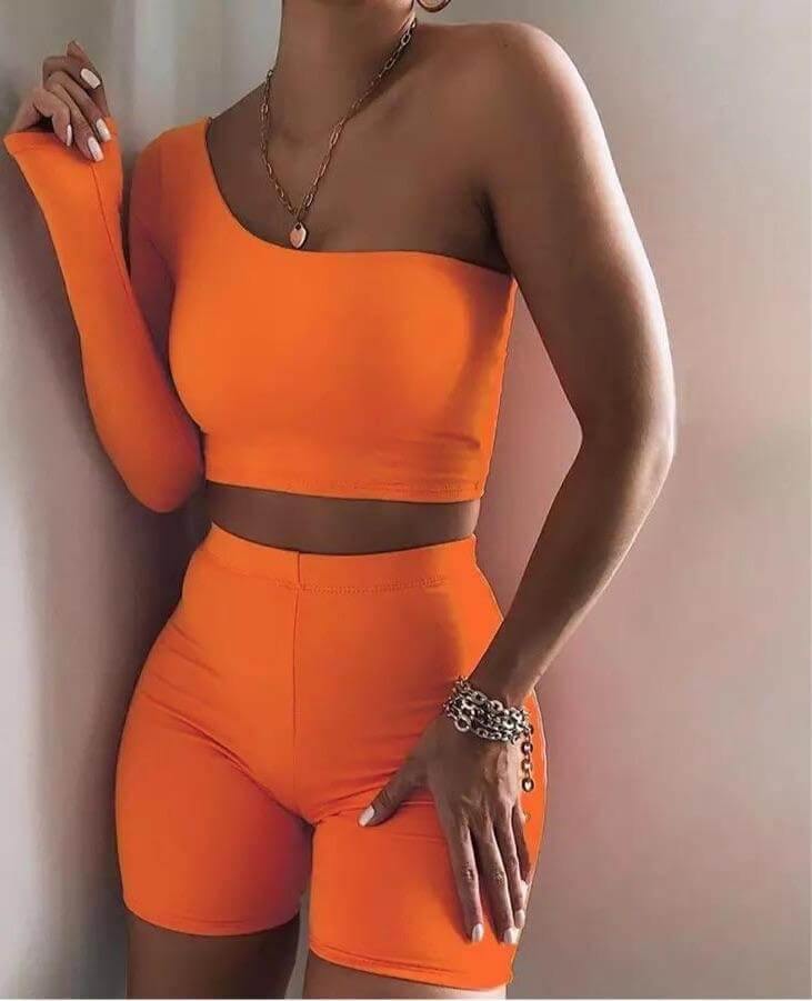 Pretty Girl Set - Orange - SHOP LANI