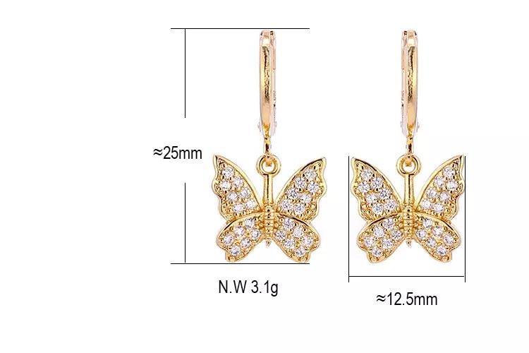 Butterfly Huggies | gold - SHOP LANI