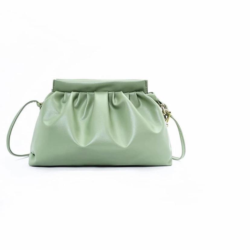 Sienna Gold Chain Bag | new green - SHOP LANI