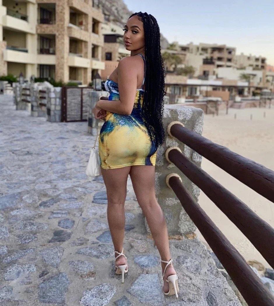 Blue Marble Dress - SHOP LANI