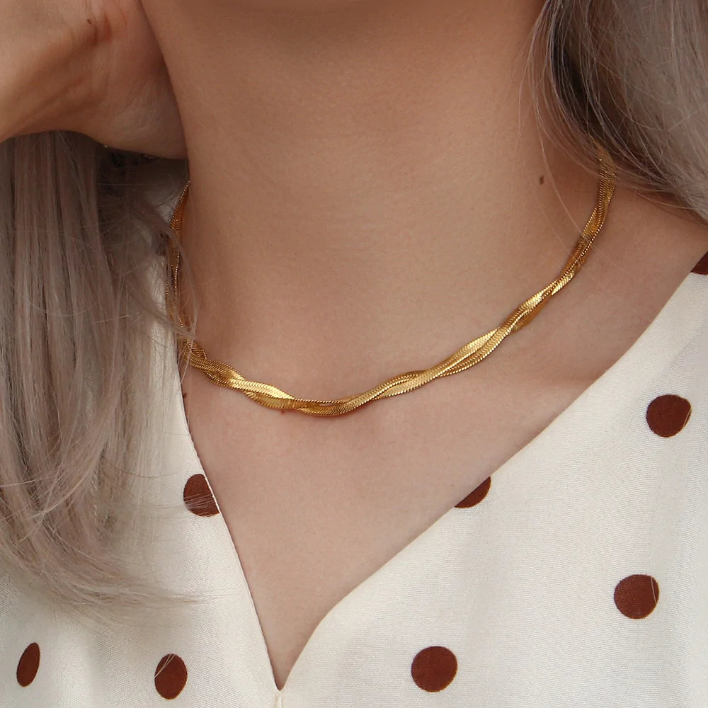 Lara Set (gold) - Necklace & Bracelet
