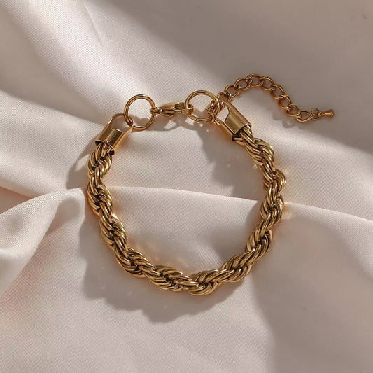 Rope bracelet | gold
