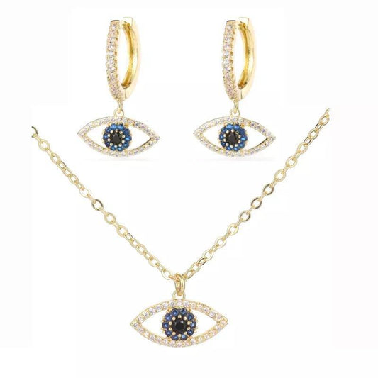 Evil Eye Jewelry Set | gold - SHOP LANI