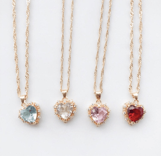 Crazy in love Necklace | crystal white - SHOP LANI