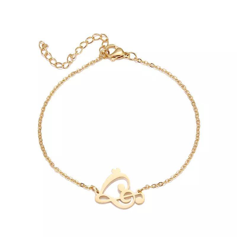 Heart of Music Bracelet - gold - SHOP LANI