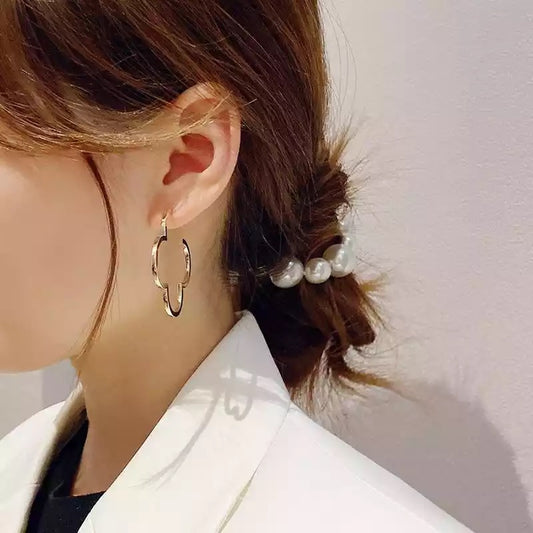 Clover Hoop Earrings