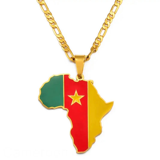 Cameroon Flag Necklace