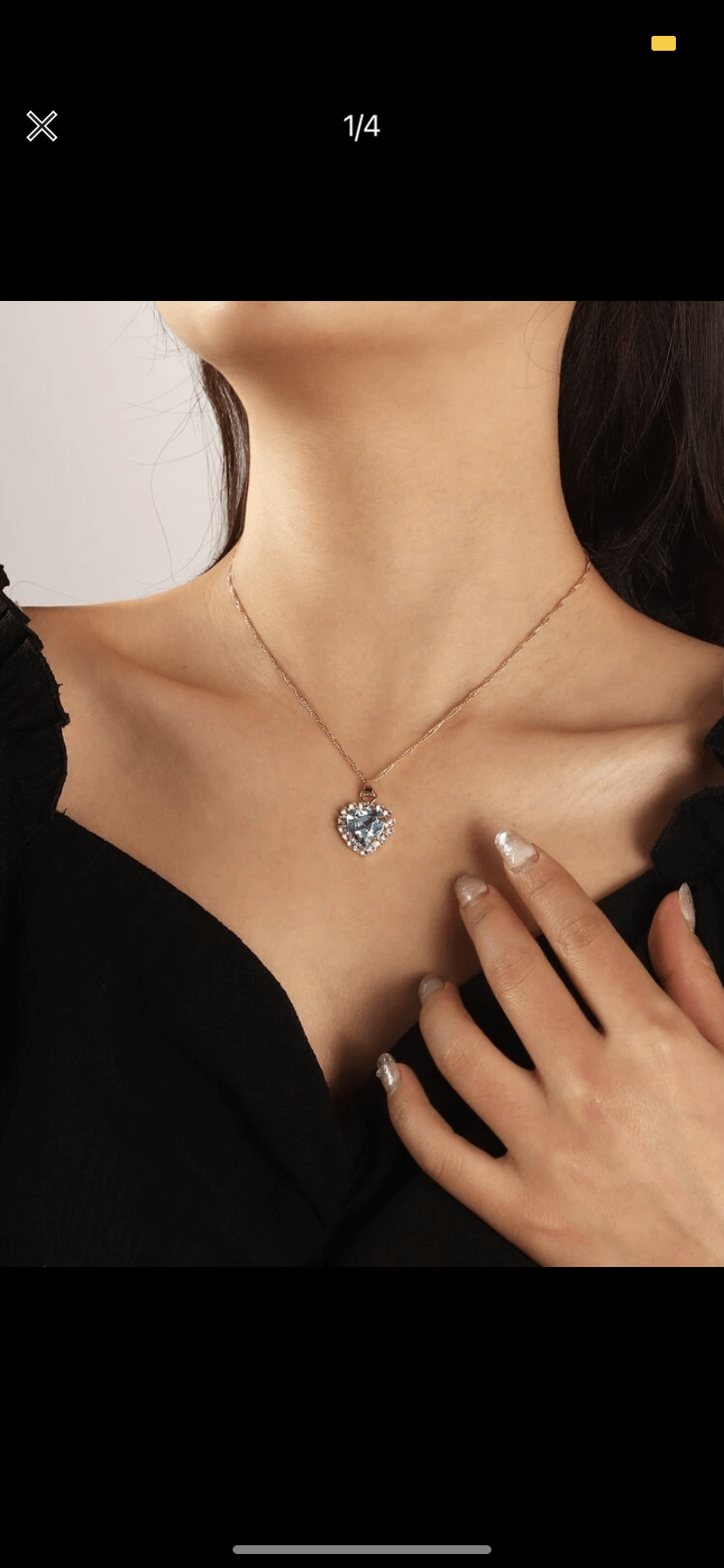 Honor's Baby Blue Heart Necklace – Roxanne First