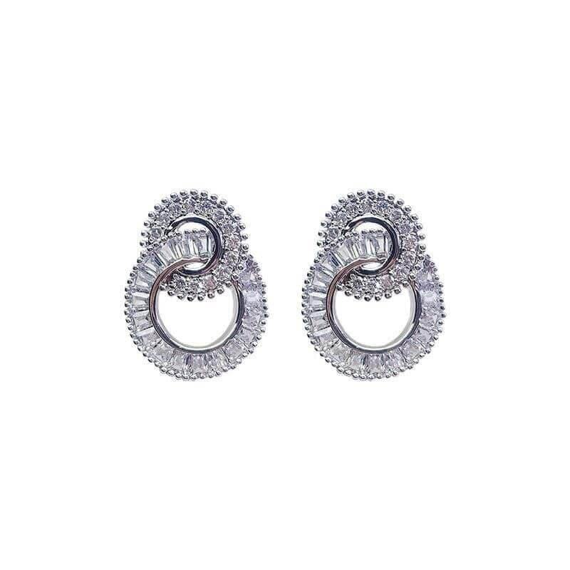 Round Diamond Stud Earrings - SHOP LANI
